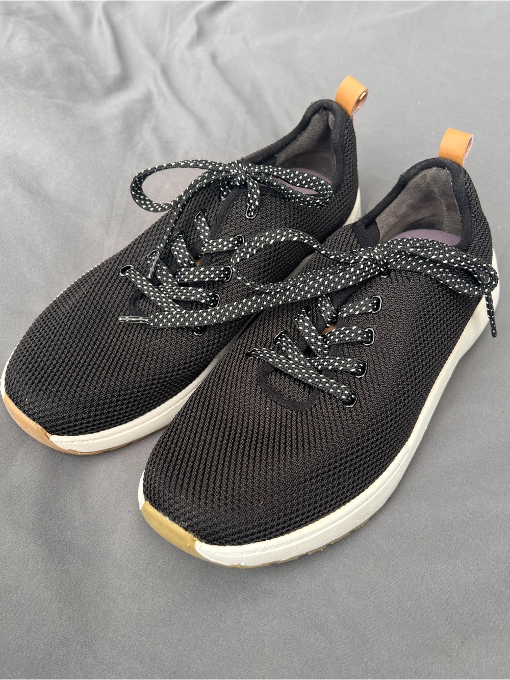 Dr. Scholl's Knit Athletic Sneakers with Polka Dot laces